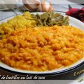 Dahl de lentilles corail au lait de coco