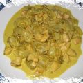 Escalopes de poulet aux endives et au curry,[...]