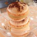 Macaron au caramel à la banane