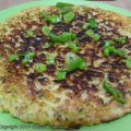 Galette de pommes de terre, courgette aux[...]