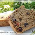 Pain-cake sarrasin cranberry sans gluten