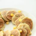 Galettes au maïs & à la coriandre pour l'apéro