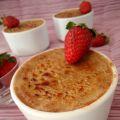CRÈMES BRULÉES AU CHOCOLAT ET AUX FRAISES