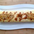 Bûche caramel - nougatine