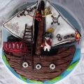 Gâteau d'anniversaire pirates