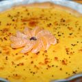 Tarte orange, fruit de la passion