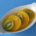 Kiwis et oranges au sabayon gratiné