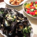 Moules à la bière et au fromage +