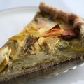 Tarte poireau coco curry