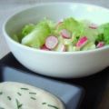 Salade de radis et sa sauce ciboulette, Recette[...]