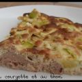 Flans courgette et thon & 