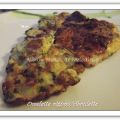 Plat du soir : Omelette oignon/ciboulette