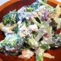 Salade de brocoli crémeuse au Ciel de Charlevoix