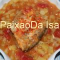 Peixe espada com tomates e batatinhas a minha[...]