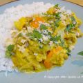 Curry de chou fleur aux carottes, pois chiches[...]
