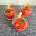 Gaspacho de fraises et melon à la menthe[...]