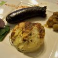 Gratin de pommes de terre et son boudin noir,[...]