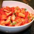 salade de fraises à la menthe et à l'huile[...]