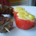 Tomates farcies à la ricotta & leurs brochettes[...]