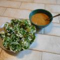 Rouleaux d'été avec sauce mangue-miso