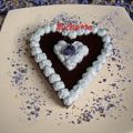 Coeur feuillantine au chocolat, gelée framboise[...]