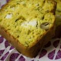 Cake à la féta et aux olives vertes