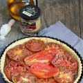 Tarte tomates, thym et moutarde à l'ancienne