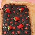 BROWNIES AUX FRAISES