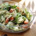 Salade de kale et quinoa pour déjeuner