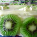 Gâteau chocolat blanc kiwis