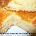 Gâteau au confit de lait
