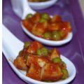 Blancs de seiche à la sauce tomate & petits pois
