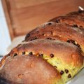 Brioche au jus d'orange et pépites de chocolat