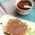 Beurre de cacahuètes croquant au sirop de poire