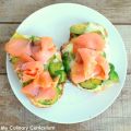 Bruschetta avocats, mozzarella, saumon fumé[...]