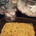 Crumble de courgettes et chèvre