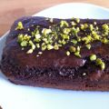 Cake chocolat aux éclats de pistache