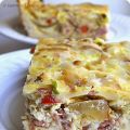 Quiche au gouda fumé et au bacon