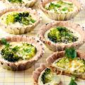 Tartelettes aux brocolis et au camembert