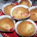 Muffins aux pralines roses