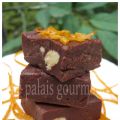 Fudge au chocolat noir et à l'orange