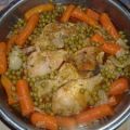 Tajine de petits pois/carottes, Recette Ptitchef