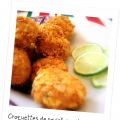 Croquettes de poulet au citron vert