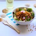 Salade de Mâche, Petit Epeautre & Lieu Jaune[...]