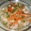 Soupe-repas tonkinoise aux crevettes