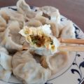 Jiaozi aux courgettes confites 西葫芦鸡蛋饺