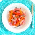 Carottes et radis caramélisés au miel,[...]