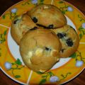 Galettes aux bleuets et au chocolat blanc