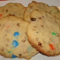 Biscuits monster au caramel, pacanes et M&M