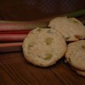 Biscuits citron et rhubarbe